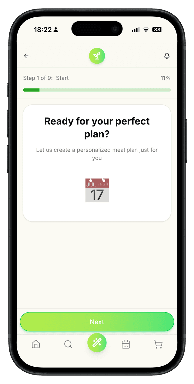 PlannyMeals app screenshot